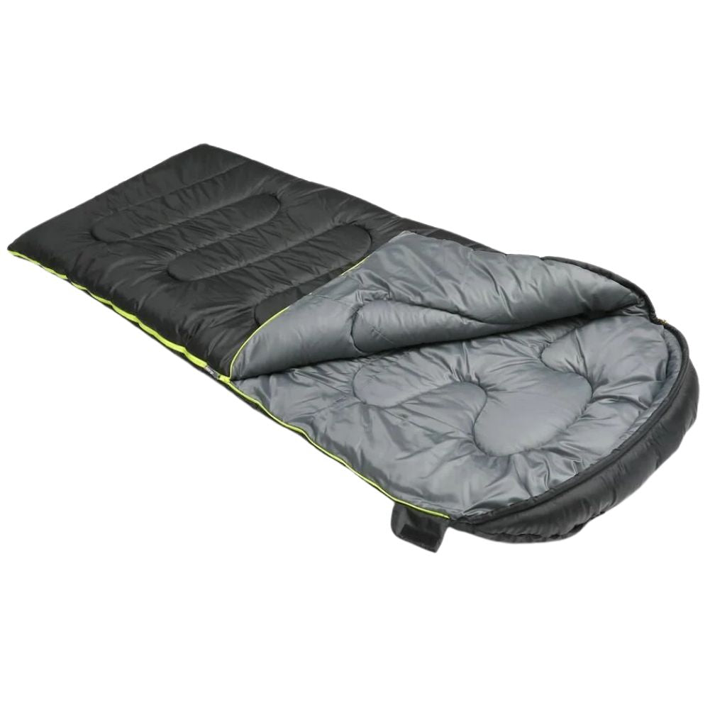Vango Atlas 350 Quad Sleeping Bag angle flap open