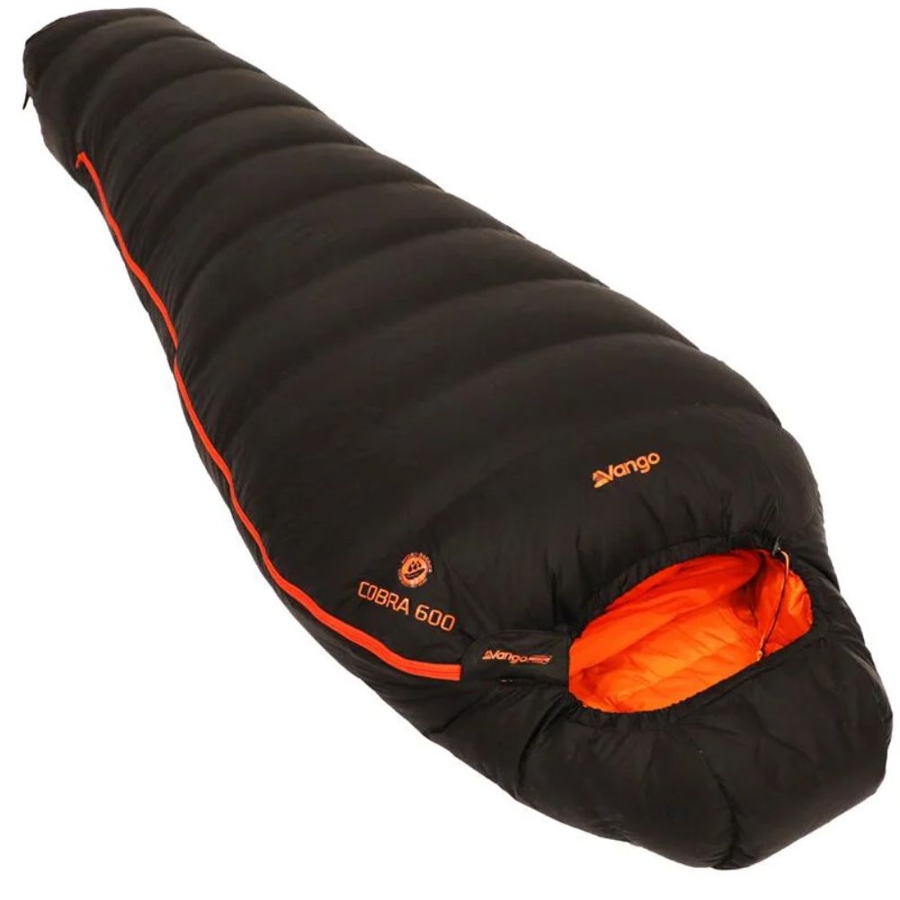 Vango Cobra 600 Down Filled Sleeping Bag (Anthracite) angle