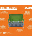 Vango Combi IR Grill Compact info