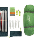 Vango Cosmos 300 Tent - 3-Man Tent (Pamir Green) layout