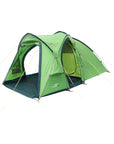 Vango Cosmos 300 Tent - 3-Man Tent (Pamir Green) all doors open