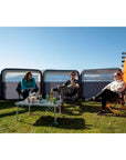 Vango Granite Duo 90 Foldable Camping Table sitting