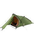 Vango Helvellyn 200 Trekking Tent - 2 Man Semi-Geodesic Tent open door
