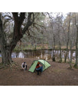 Vango Helvellyn 300 Trekking Tent - 3 Man Semi-Geodesic Tent (Pamir Green) river