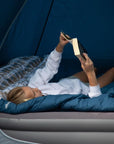 Vango Hi Rise Double Flocked Airbed (Nocturne Grey) reading