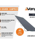 Vango Hush Grande Campbed (Granite Grey) more info