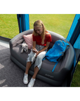 Vango Inflatable Sofa (Nocturne Grey) child on seat