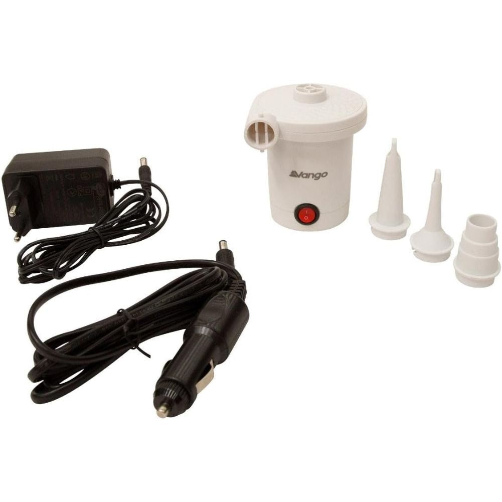 Vango Mistral AC/DC Pump (White) features on it