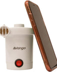 Vango Mistral AC/DC Pump (White) on the phone