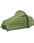 Vango Nevis 100 Tent - 1 Person Trekking Tent (Pamir Green) closed up