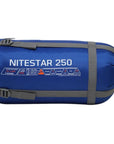 Vango Nitestar Alpha 250 Trekking Sleeping Bag (Classic Blue) packed up