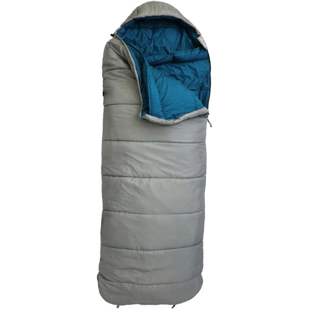 Vango Nitestar Alpha 300 Quad Sleeping Bag (Fog) flap open