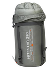 Vango Nitestar Alpha 350 Sleeping Bag (Fog) starting to open