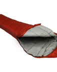 Vango Nitestar Alpha 450 Sleeping Bag (Harissa) angle flap open