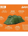 Vango Omega 350 Eco Tent - 3 Man Tunnel Tent info