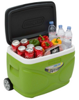 Vango Pinnacle Wheelie 30Litre -72Hr Cool Box lid open food
