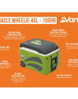Vango Pinnacle Wheelie 45L-100Hr Cooler (Green) info