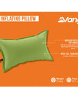 Vango Self Inflating Camping Pillow (Herbal Green) info