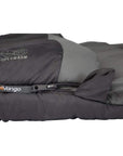 Vango Serenity Superwarm Double Sleeping Bag (Shadow Grey) zipper