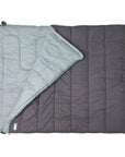 Vango Shangri-La Luxe Kingsize Sleeping Bag (Shadow Grey) flap open