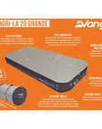 Vango Shangri-la 11 20 Grande Self-Inflating Mat (Cloud Grey / Shadow Grey)