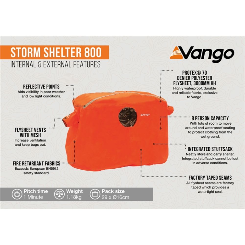 Vango Storm Shelter 800 - Group Shelter info
