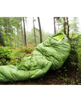 Vango Zenith 300 Eco Sleeping Bag (Peridot Green) woods lay out