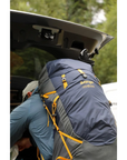 Vango Apex Air 40 Rucksack (Moonlit Ocean) wearing bag