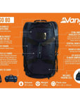 Vango Cargo 80L Travel Bag (Moonlight Ocean) info