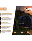 Vango Harris 350 Tent - Internal Features
