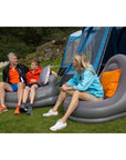 Vango Inflatable Sofa (Nocturne Grey)family on seat