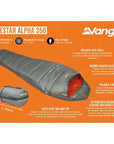 Vango Nitestar Alpha 350 Sleeping Bag (Fog)