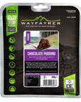 Wayfayrer Chocolate Pudding - Outdoor Camping Ready to Eat Meal Pouch