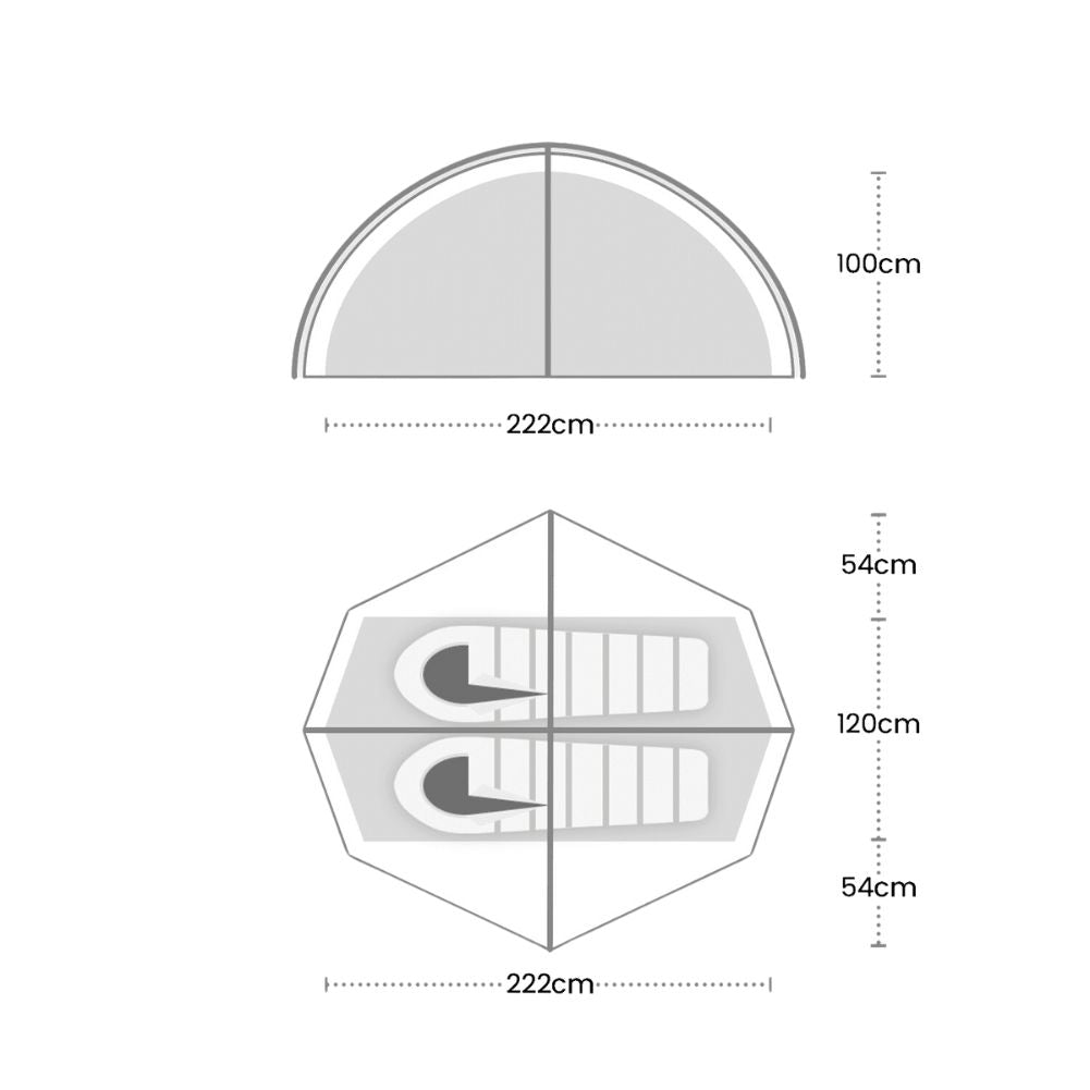 Wild Country Helm Compact 2 Tent - Sizes