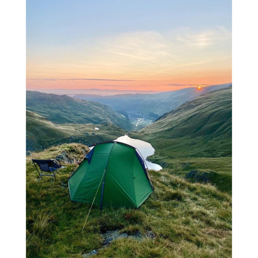 Wild Country Helm Compact 2 Tent - Back Pitched