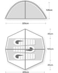 Wild Country Helm Compact 3 Tent - 3 Man Tent measurements