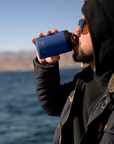 YETI Rambler 12oz Colster Can Insulator (Navy) drinking