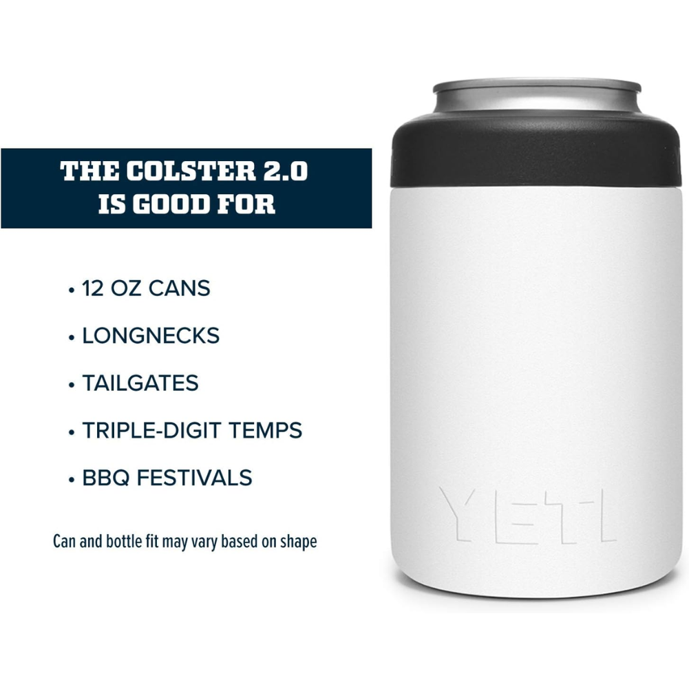 YETI Rambler 12oz Colster Can Insulator (White) colster