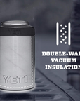 YETI Rambler 12oz Colster Can Insulator (White) double wall