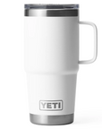 YETI Rambler 20 Oz Travel Mug (White)