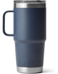 YETI Rambler 20 Oz Travel Mug (Navy) back