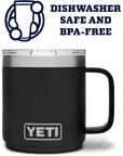 Yeti Rambler 10 OZ Mug (Black)