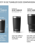 Yeti Rambler 10 OZ Tumbler (Black)