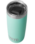 Yeti Rambler 10 OZ Tumbler (Seafoam) top angle