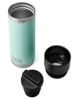 Yeti Rambler 18 OZ Bottle With Hotshot Cap (Seafoam) lid seprate