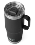 Yeti Rambler 20 OZ Travel Mug (Black)
top angle