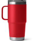 Yeti Rambler 20 OZ Travel Mug (Rescue Red) back view