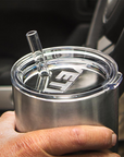 Yeti Rambler 20 OZ Tumbler Straw Lid on cup