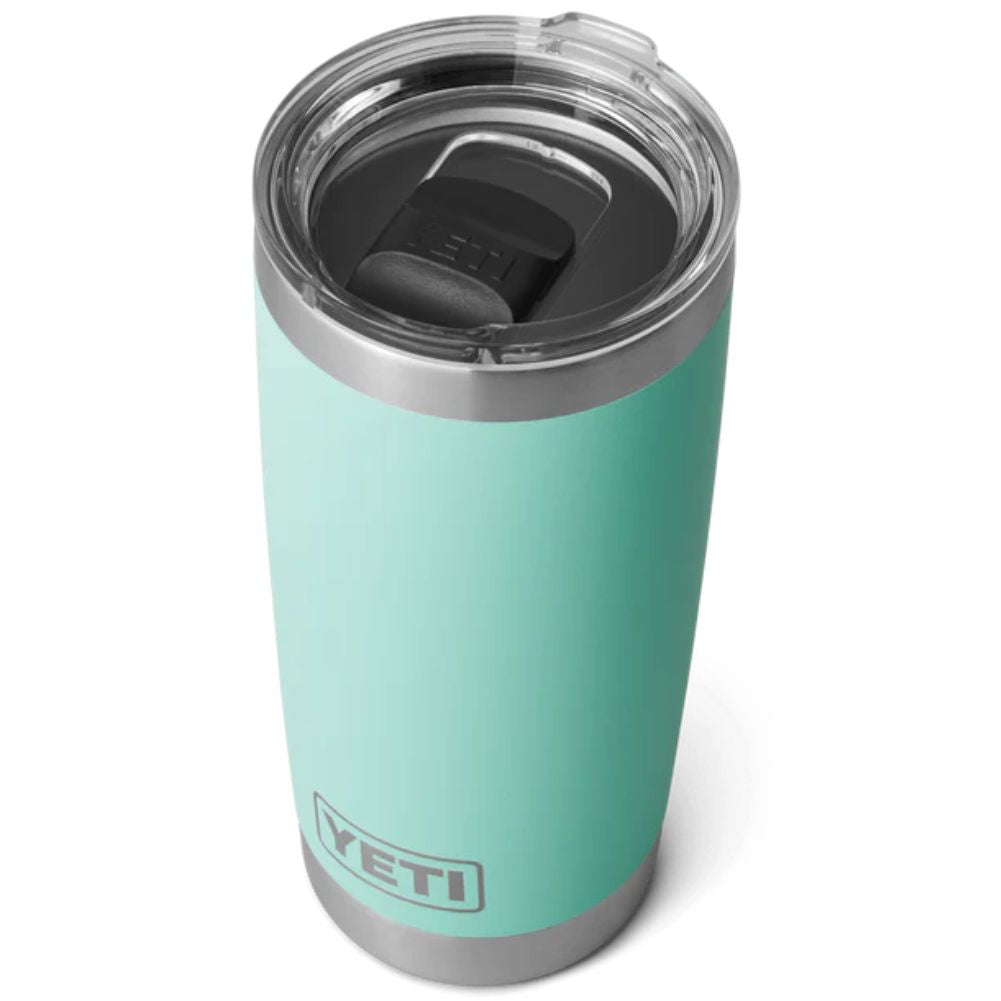 Yeti Rambler 20 OZ Tumbler (Seafoam) top angle