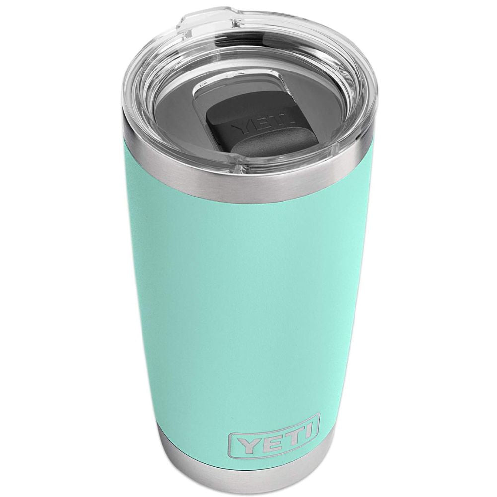 Yeti Rambler 20 OZ Tumbler (Seafoam) other top angle